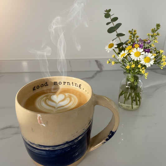 Good Morning Mug Interior Lifestyle Shot