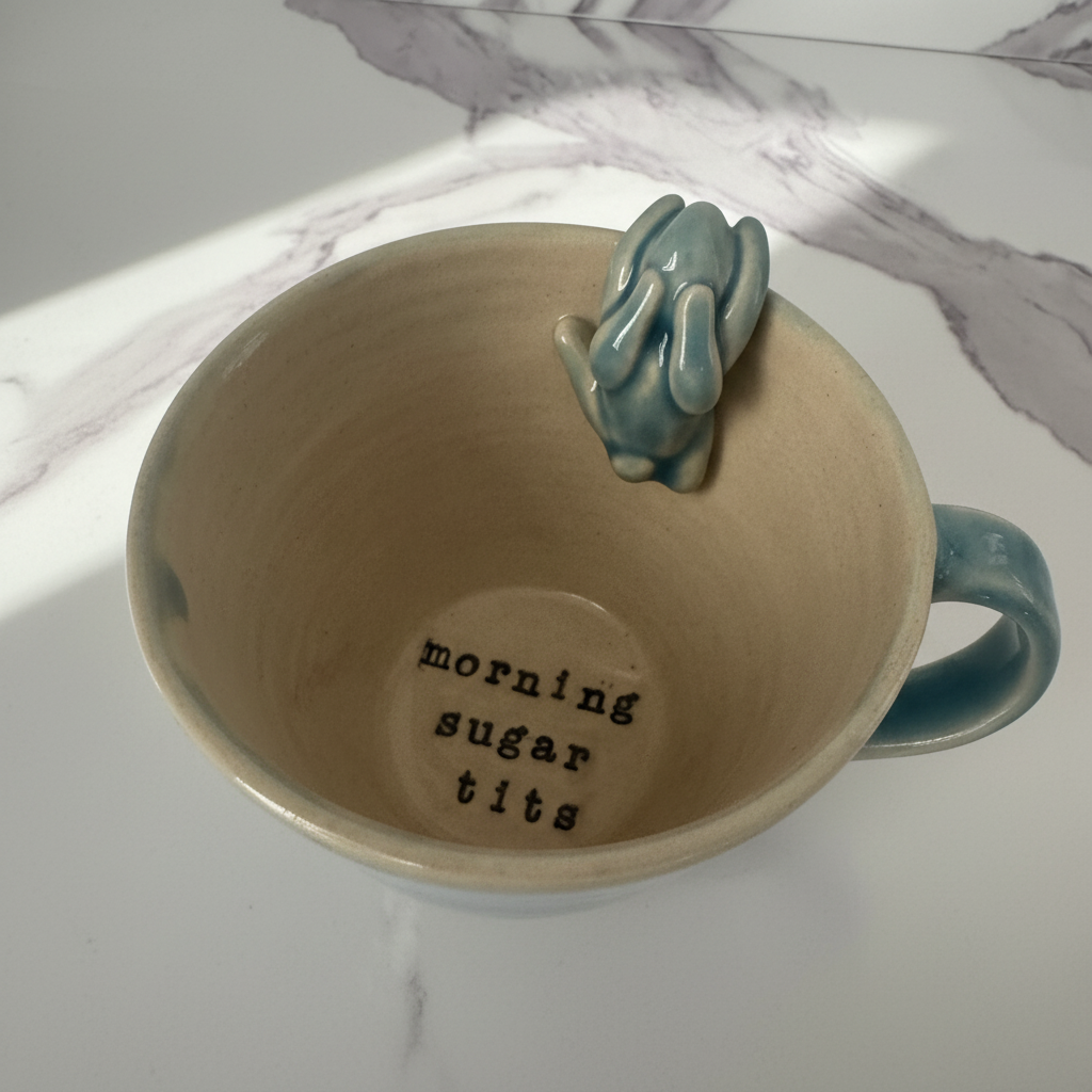 Inside the mug reveal shot